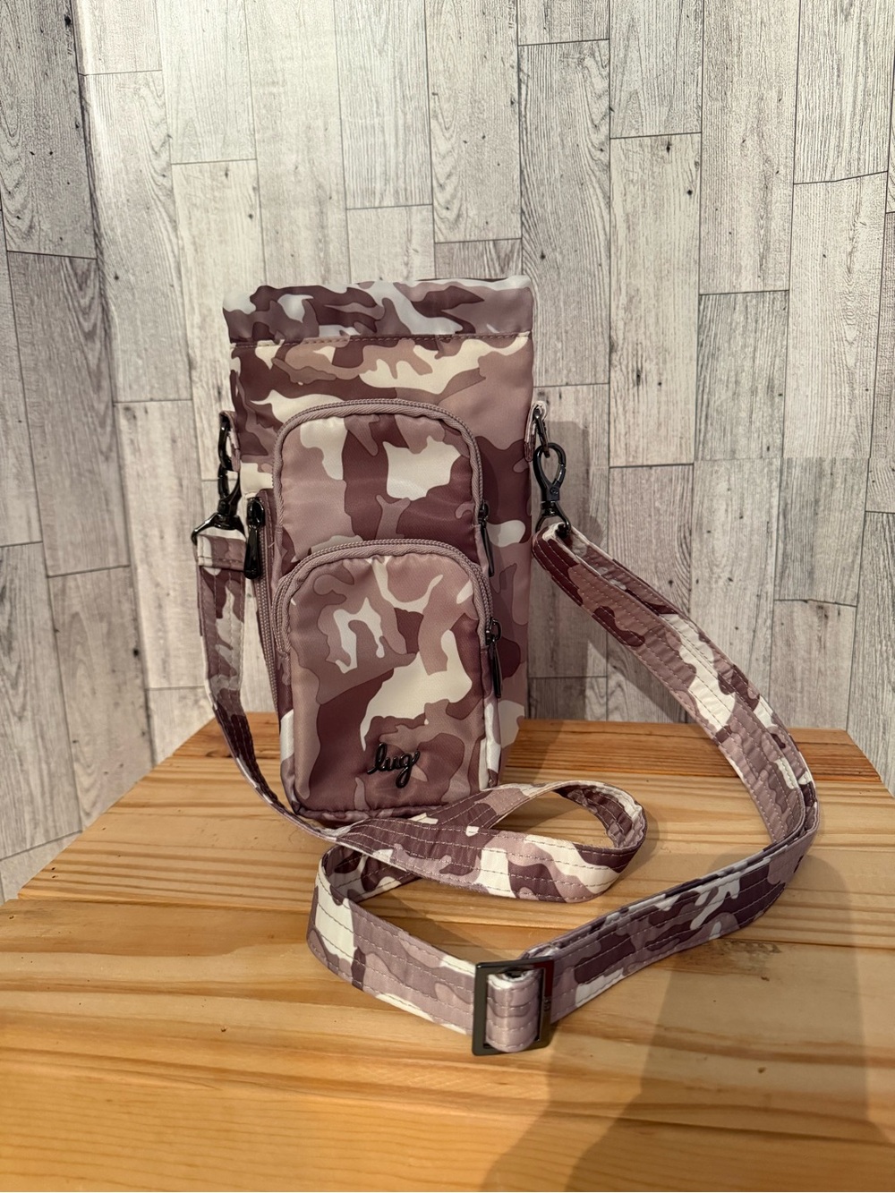 lug Huggie Crossbody Bottle Bag